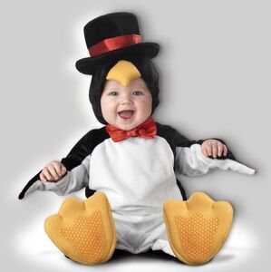 Incharachter Halloween Child's Penguin Costume XS 0 To 6 Months
